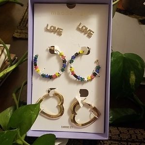 💖💘Madden girl💖💘 3 pair earring💖💘 gift set